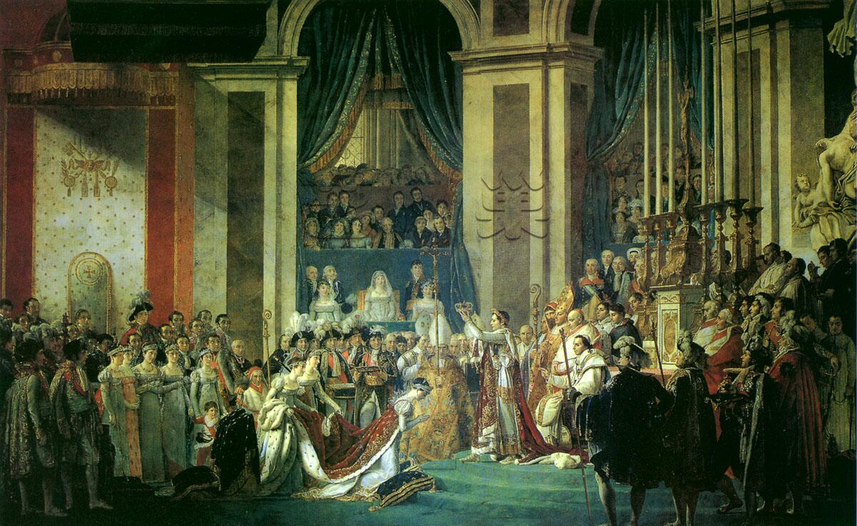 拿破仑加冕礼油画
