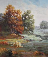 欧式风景油画系列三 油画 风景油画 欧式 客厅 油画