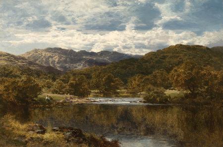 阿诺德博南的森林风景 油画 油画 手绘 手绘油画 装饰画