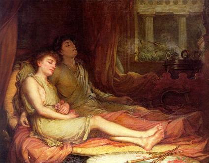 睡眠和他的异母／异父兄弟死亡_油画_欧式油画_欧式人物油画