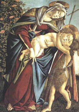 圣母玛利亚与圣子_油画_欧式油画_欧式人物油画_装饰画