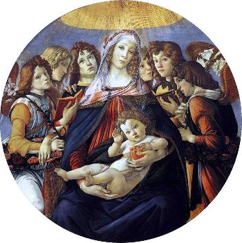 圣母和孩子们_油画_欧式油画_欧式人物油画_装饰画