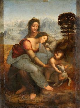 圣母子与圣安妮_油画_欧式油画_欧式人物油画_装饰画