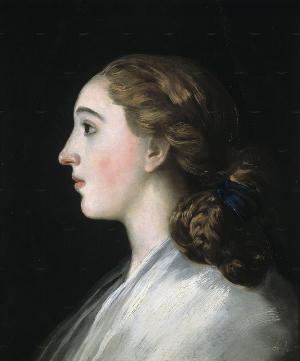 玛丽亚·特雷莎德的肖像_油画_欧式油画_欧式人物油画