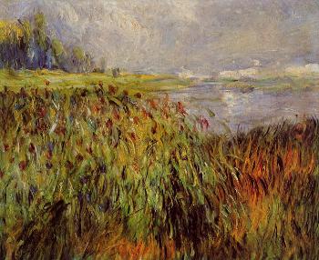 Bulrushes on the Banks of the Seine