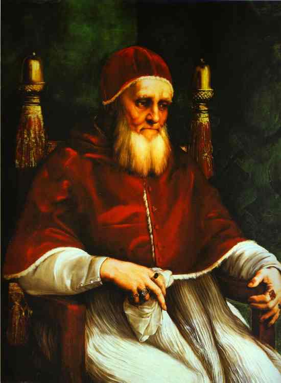 尤利斯二世肖像油画
