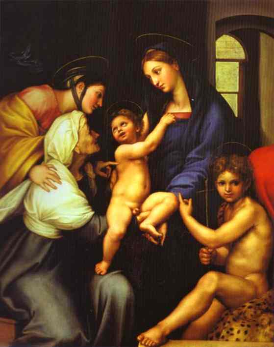 圣母和孩子 手绘油画