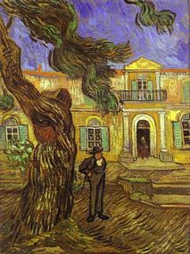 男人站在树旁 油画 油画 手绘 手绘油画 装饰画